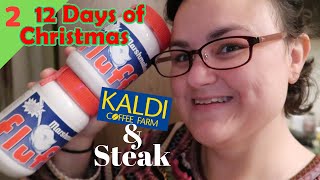 VLOGMAS// 12 Days of Christmas DAY 2: To the Import Store(Kaldi) and Steak for Dinner