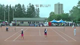 ハイジャパ2017　ダブルス女子　決勝戦　林田宮下(文大杉並)ー鈴木保科(北越)　高校ソフトテニス