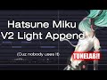 Hatsune Miku V2 LIGHT // Burenai ai de (Ft. Tunelab)