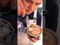 How To Make Perfect Rosetta 🍃 Latte Art #latteart #barista #shorts #coffee #viral #music #youtube