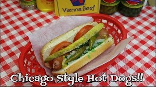 Chicago Style Hot Dogs ~ Vienna Beef Chicago Dogs ~  How to Make a Chicago Dog ~ Noreen's Kitchen