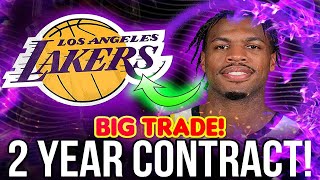 LEFT NOW! LAKERS CONFIRMS BIG TRADE! CONTRACT CONFIRMED! TODAY'S LAKERS NEWS