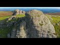 dartmoor national park 🇬🇧 4k drone aerial england united kingdom