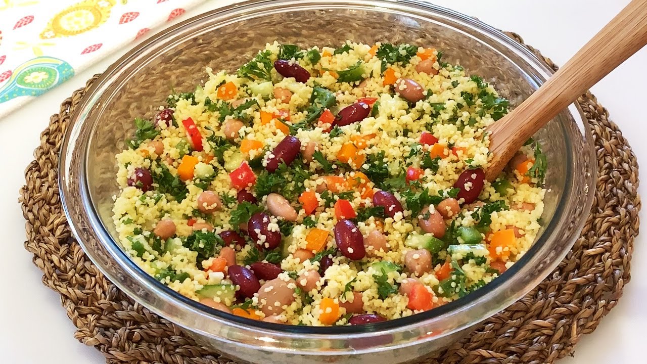 Salade De Couscous Recette Protéinée, Facile Et Rapide - YouTube