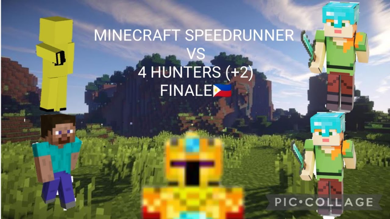 Minecraft Speedrunner Vs 4 Hunters 2 Finaleрџ µрџ Tagalog Minecraft