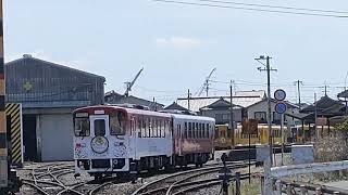 島原鉄道カフェトレイン、島原船津駅へ帰還。