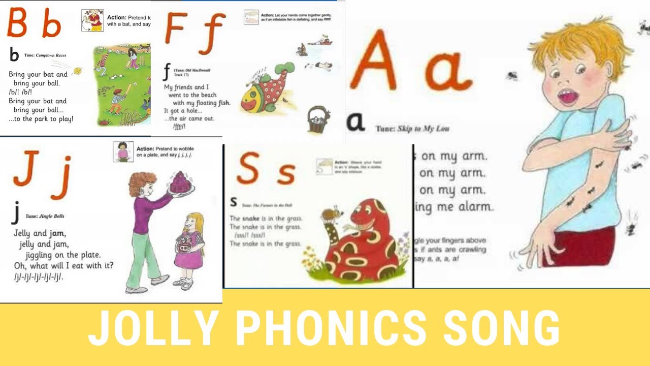 Jolly Phonics Song Lyrics Printables