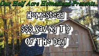 Homestead Money Saving Tip Of The Day!!