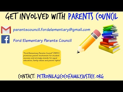 PARENT SCHOOL PARTICIPATION PROJECT - Parents Council PARENT SCHOOL PARTICIPATION PROJECT - Parents Council