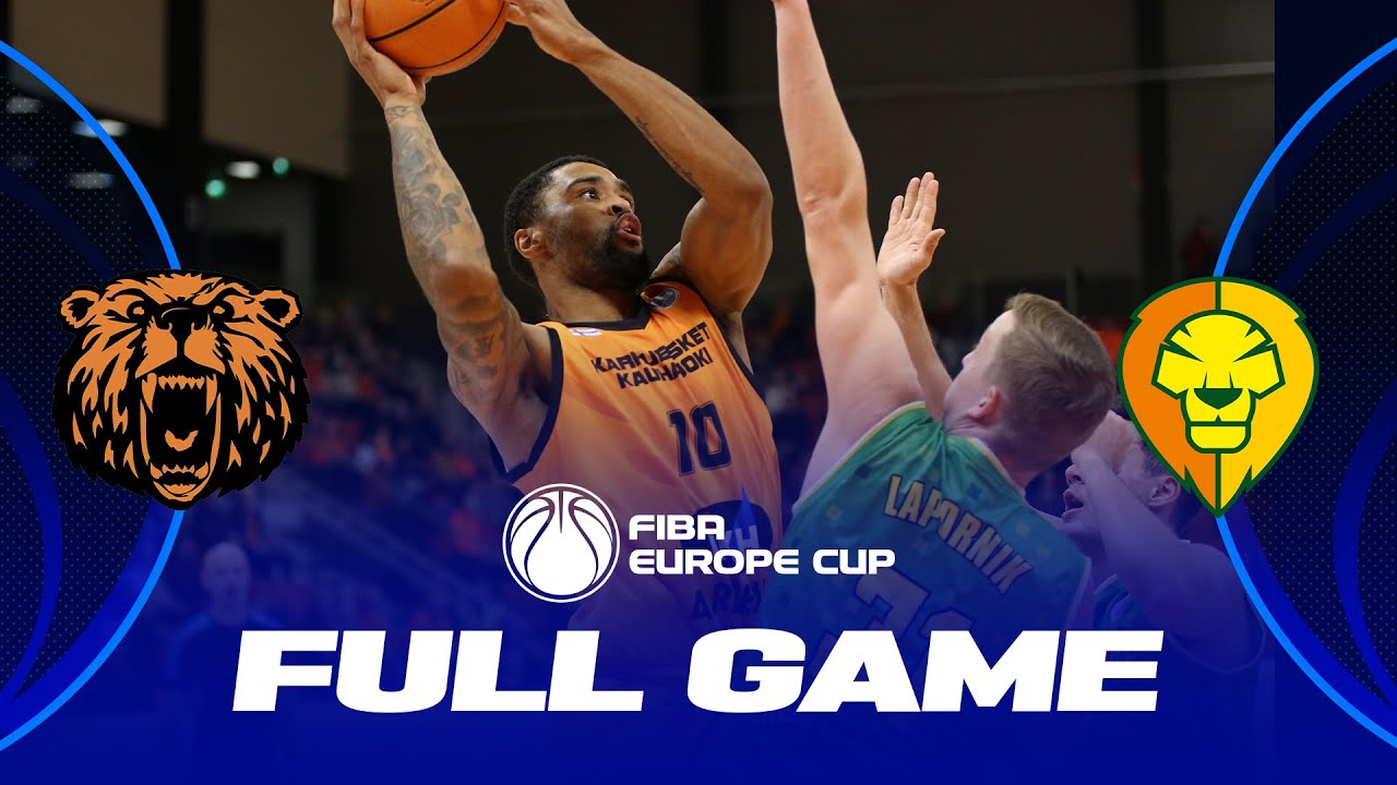 Karhu Basket V Patrioti Levice | Full Basketball Game | FIBA Europe Cup ...