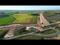 a14 baustelle von as lüderitz bis as stendal süd september 2024