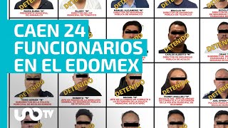 Operación “Enjambre” sacude el Edomex: 24 servidores detenidos