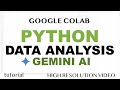 Python Data Analysis with Gemini AI & Google Colab