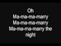 Lady Gaga - Marry The Night (lyrics on screen)
