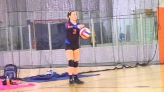 10 yr old Jump Serve volleyball Sarah \