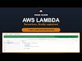 AWS Lambda Explained Simply: Serverless, Triggers, Cold Starts & the $1,000 Bug