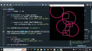 Tutorial 4- Mouse event bindings in Python | Image Processing Course | Computer Vision