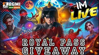 ROYAL PASS GIVEAWAY 🤔 LIVE STREAM BGMI #battleroyalegame #gamingvideos #battlegroundsmobileindia