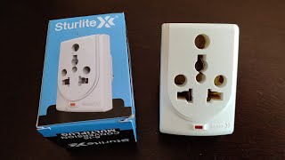 Sturlite Konvert Multiplug | Best 6A to 16A Converter MultiPlug | Best Universal AC Travel Adapter