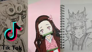 TikTok Painting/Drawing Anime Compilation #2