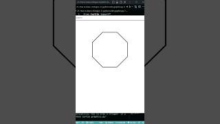 21. How to draw a Octagon in python turtle graphics || #python #turtle