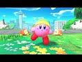 kirby and the forgotten world downtown grassland all waddle dees 100% walkthrough part 2