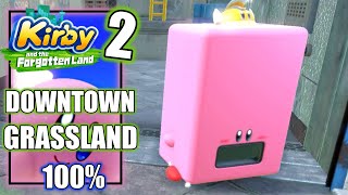 Kirby and the Forgotten World - Downtown Grassland - All Waddle Dees 100% - Walkthrough Part 2