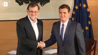 Comienza la reunión de Rajoy y Rivera que podría desbloquear la investidura