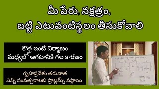 54. RavI vastu || ...మీ పేరు, నక్షత్రం, బట్టి ఏ ఫేసింగ్ స్థలం  భాగా కలిసి వస్తుంది.......,?