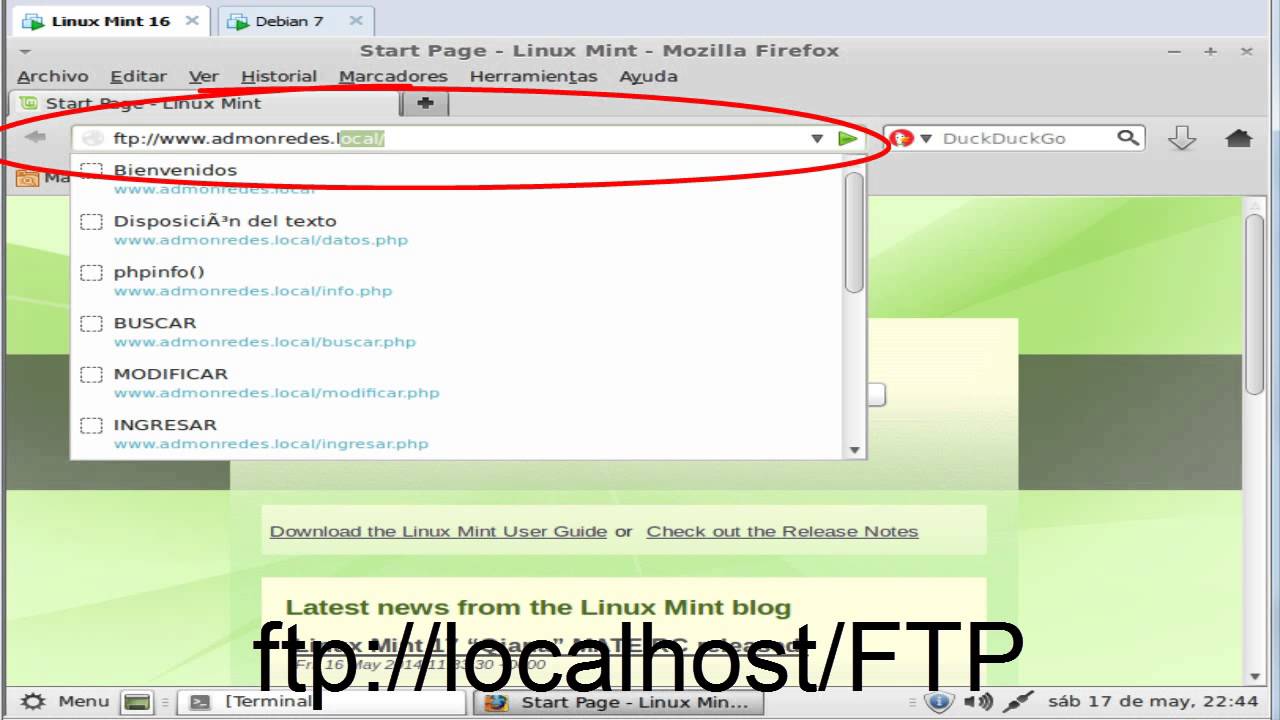 Instalación Del Servidor FTP Con Un Cliente Filezilla En Linux Mint 16 ...