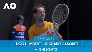 Ugo Humbert v Richard Gasquet Highlights (1R) | Australian Open 2022