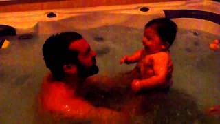 Hot tub baby.MP4