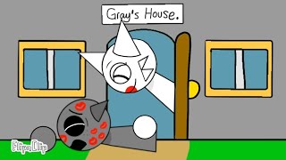 Wenda kisses Gray many times (Incredibox Sprunki animation).