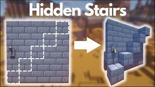 Minecraft: Hidden Stairs Design | BlenDigi Shorts #19