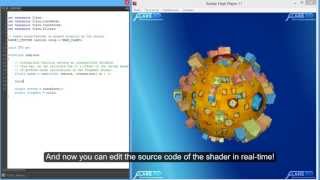 ActionScript with COLT — Shader Livecoding with Flare3D