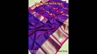 MUGA SILK SAREES WITH BP #saree #new  #fashion  #bangladesh #tranding  #viral