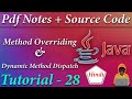 Method Overriding & Dynamic Method Dispatch in JAVA || JAVA Tutorial in Hindi #28 || Death Code