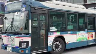 いすゞエルガ京成バス8180金60水元公園経由戸ヶ崎操車場行き金町駅10時25分通過