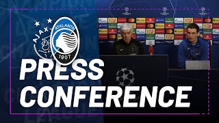 #UCL MD6 | Ajax-Atalanta | La conferenza stampa di Gian Piero Gasperini e Marten de Roon