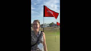 Miss Kira P at PGA Show 2023 Demo Day Trying Out Cobra Golf's New Putters! | OCN, Orlando, Florida