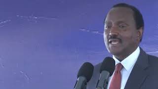 Kalonzo is furious! He claims, Ruto has dismantled the constitution.