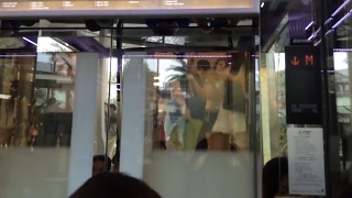 Siam Paragon Bangkok ** Mitsubishi Traction Scenic Elevators [The Jewel]