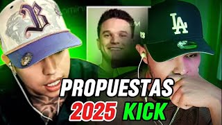 NUEVAS PROPUESTAS DE KICK PARA EL 2025