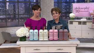 philosophy super-size holiday shower gel duo on QVC