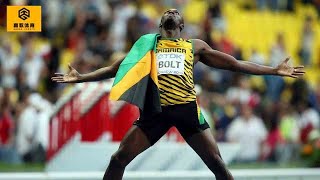 Bolt switched to the 100 meters because the 400 meters were too difficult.