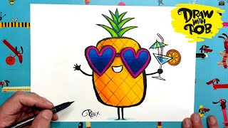 #DrawWithRob 136 Pineapple