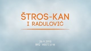 26.11.2013. B92 Vesti u 16 Štros-Kan i Radulović