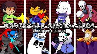 FNF Manifest but Every Turn UNDERTALE Character Sings It