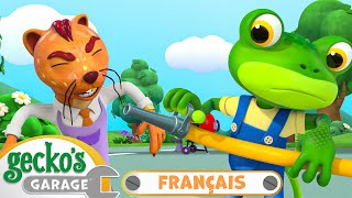 Le feu au garage | ｜Le Garage de Gecko｜Camions pour enfants