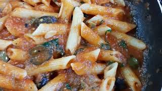 vegetarian pasta penne napolitana